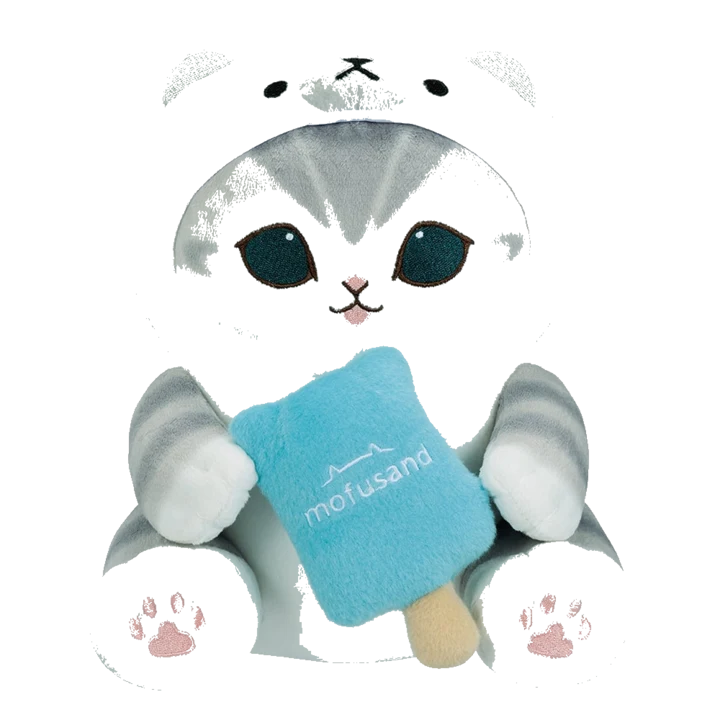 A상 북극곰 냥이 아이스크림 봉제인형 실제 경품 이미지